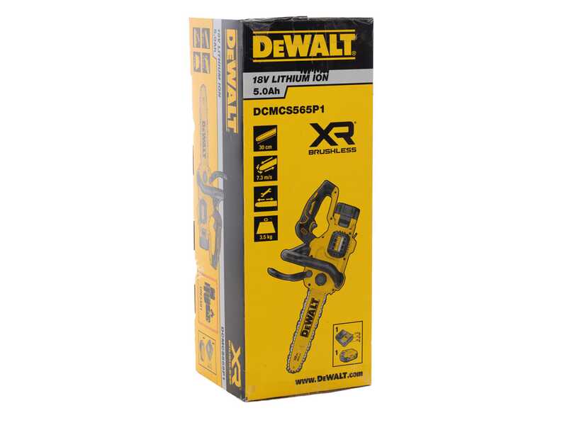 DeWalt DCMCS565N-XJ - Tron&ccedil;onneuse &agrave; batterie compacte - 18 V - Guide de 30 cm - SANS BATTERIE NI CHARGEUR