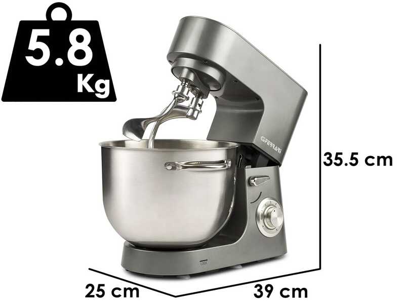 G3 Ferrari Pastaio Come a Mano - Batteur m&eacute;langeur plan&eacute;taire - 1 800 watts
