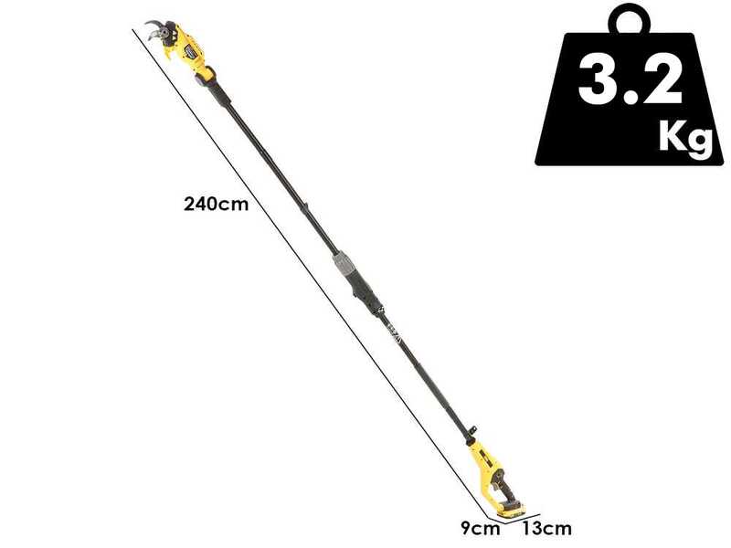 Stanley Fatmax SFMCPP632B-XJ - &Eacute;chenilloir &agrave; batterie - 240 cm - 18 V - Diam&egrave;tre de coupe 32 mm - SANS BATTERIE NI CHARGEUR