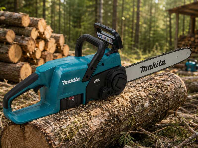 Makita DUC357Z - Tron&ccedil;onneuse &eacute;lectrique &agrave; batterie - 18 V 6 Ah - Guide de 35 cm