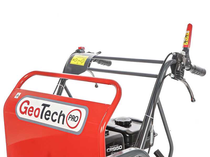 GeoTech Pro GeoPorter 330E B&amp;S - Brouette motoris&eacute;e avec benne extensible - 6 galets - 300 kg