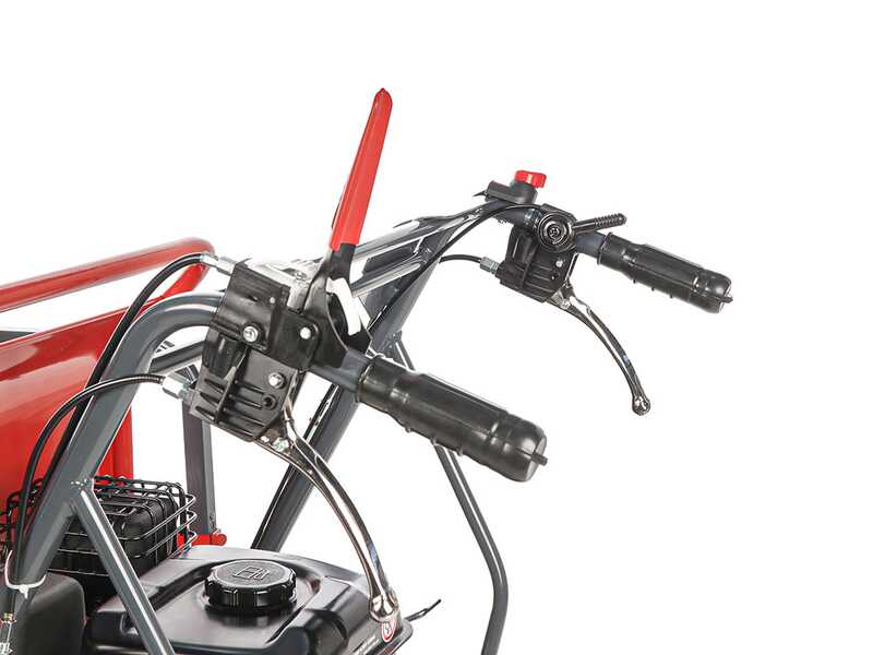 GeoTech Pro GeoPorter 330E B&amp;S - Brouette motoris&eacute;e avec benne extensible - 6 galets - 300 kg