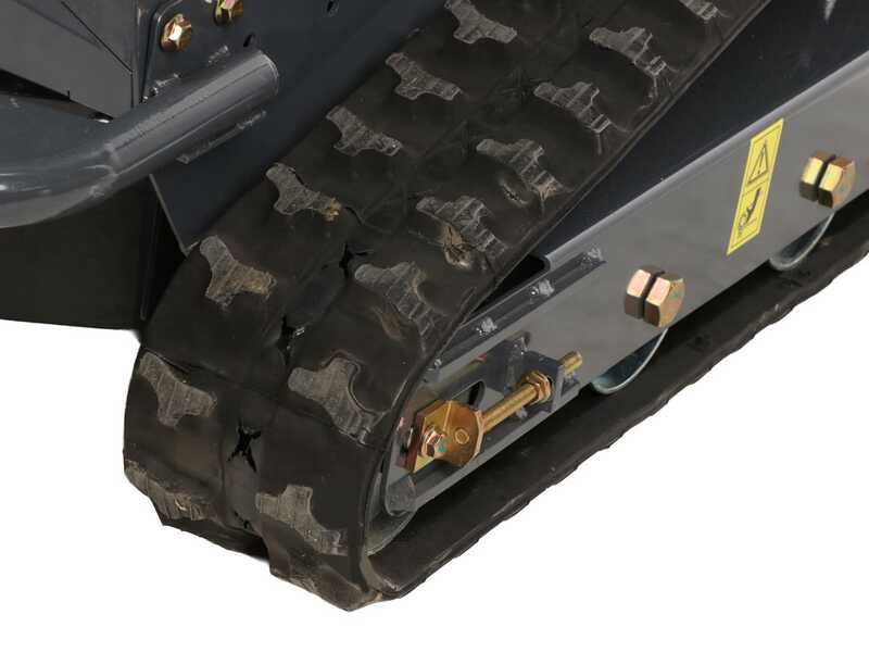 Vesco XT 800 - Robot d&eacute;broussailleur &agrave; chenilles hybride (moteur thermique + batterie) - Radiocommand&eacute;
