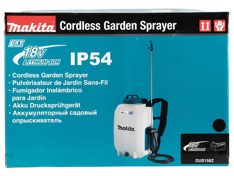 Makita DUS108Z - Pulv&eacute;risateur dorsal &agrave; batterie 18 V - SANS BATTERIE NI CHARGEUR