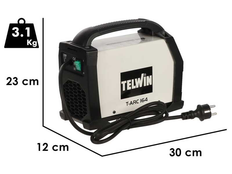 Telwin T-ARC 164 - Poste &agrave; souder Inverter (MMA, TIG) - Courant continu (DC)