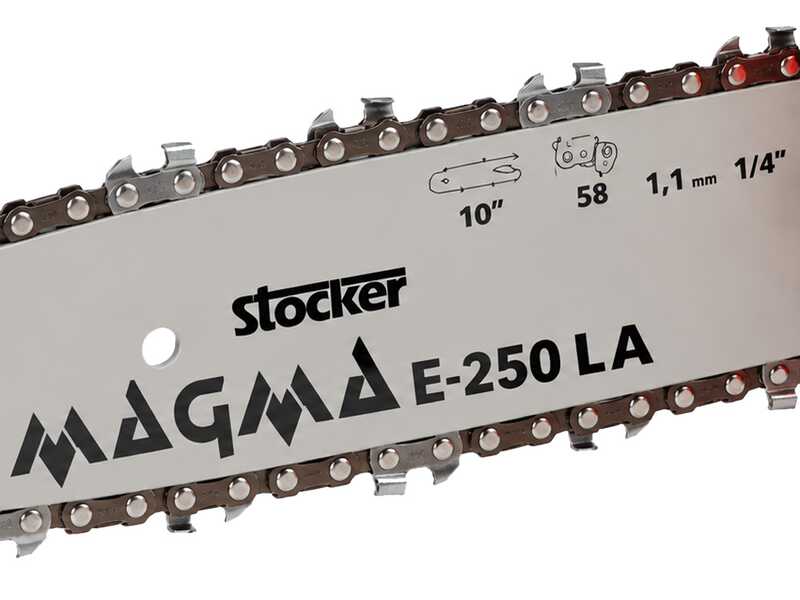 Stocker Magma E-250 LA - Tron&ccedil;onneuse &agrave; batterie - 21 V - Guide de 25 cm - SANS BATTERIE NI CHARGEUR