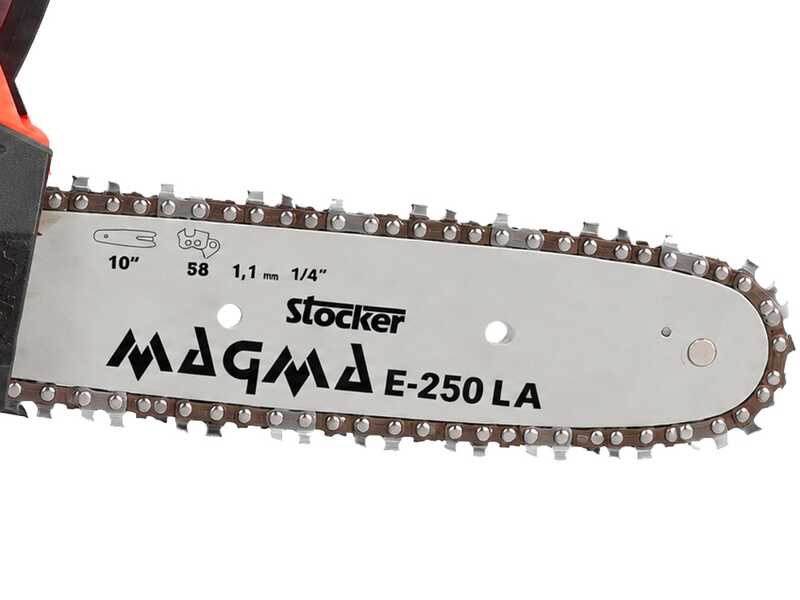 Stocker Magma E-250 LA - Tron&ccedil;onneuse &agrave; batterie - 21 V - Guide de 25 cm - SANS BATTERIE NI CHARGEUR