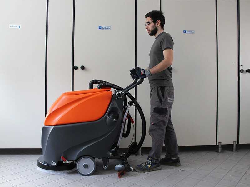 TSM Grande Brio 45 B - Autolaveuse &agrave; batterie - 3 en 1 : lave, s&egrave;che et aspire - SANS BATTERIE NI CHARGEUR