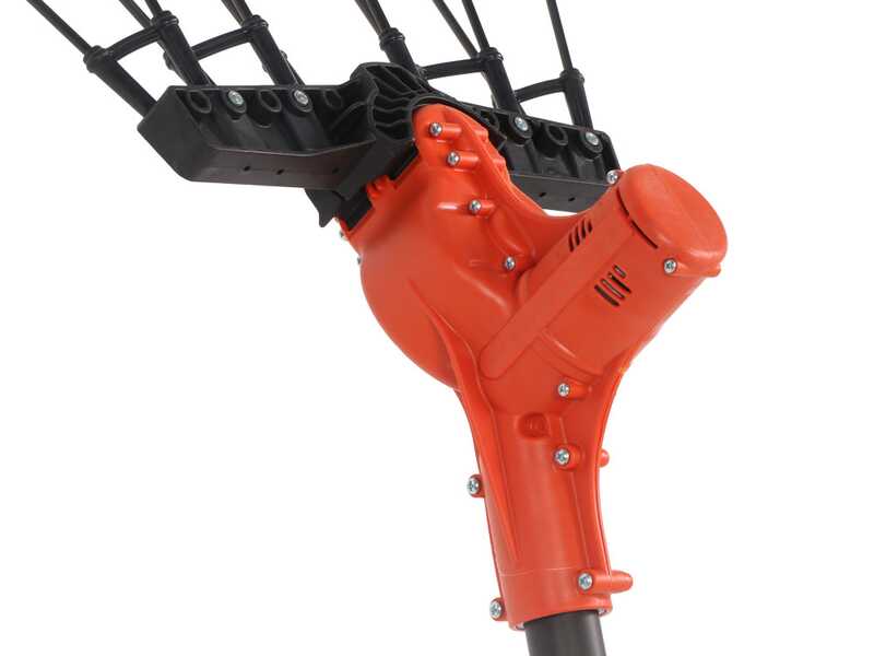 Attila Power 10.2 - Peigne vibreur &eacute;lectrique 200/300 cm &agrave; batterie de type automobile avec c&acirc;ble inclus - Perche fixe en aluminium + Rallonge