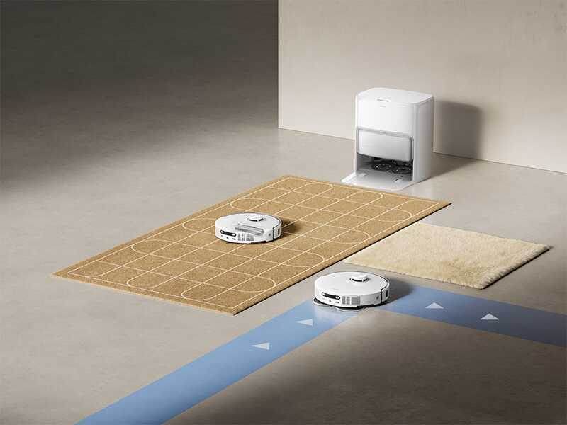 MOVA P70 Pro Ultra - Robot aspirateur laveur de sols - Station automatique, puissance d'aspiration 30 000 Pa