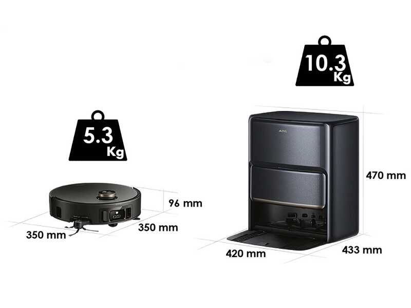 MOVA Z60 Ultra Roller complet - Robot aspirateur laveur de sols - Station automatique, puissance d'aspiration 28 000 Pa