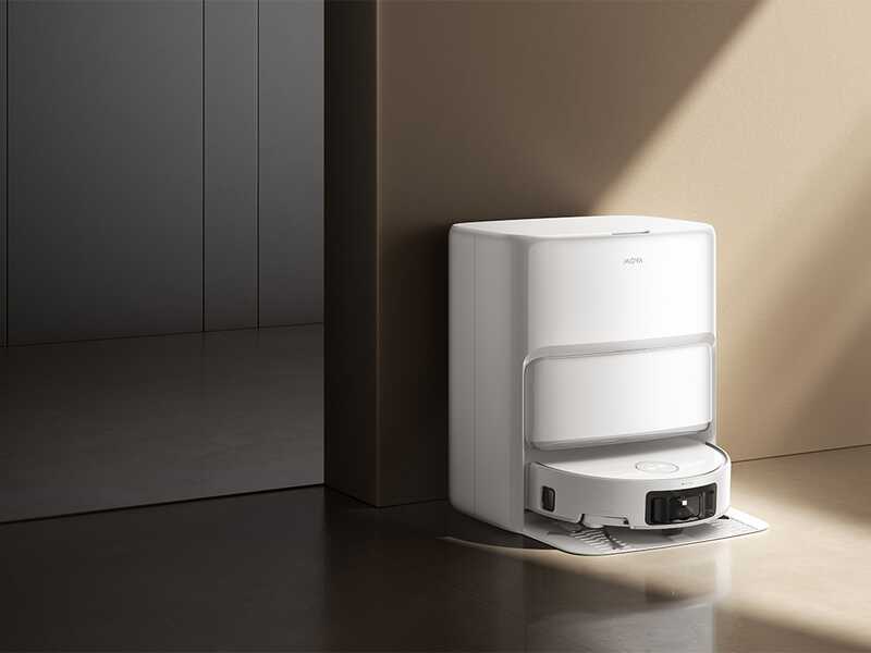 MOVA Z60 Ultra Roller autonome - Robot aspirateur et laveur de sols - Station automatique - Puissance d'aspiration 26 000 Pa