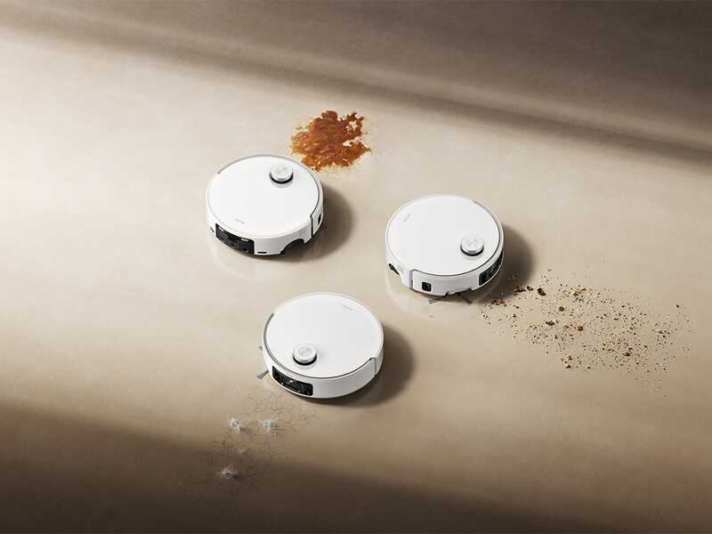 MOVA Z60 Ultra Roller autonome - Robot aspirateur et laveur de sols - Station automatique - Puissance d'aspiration 26 000 Pa