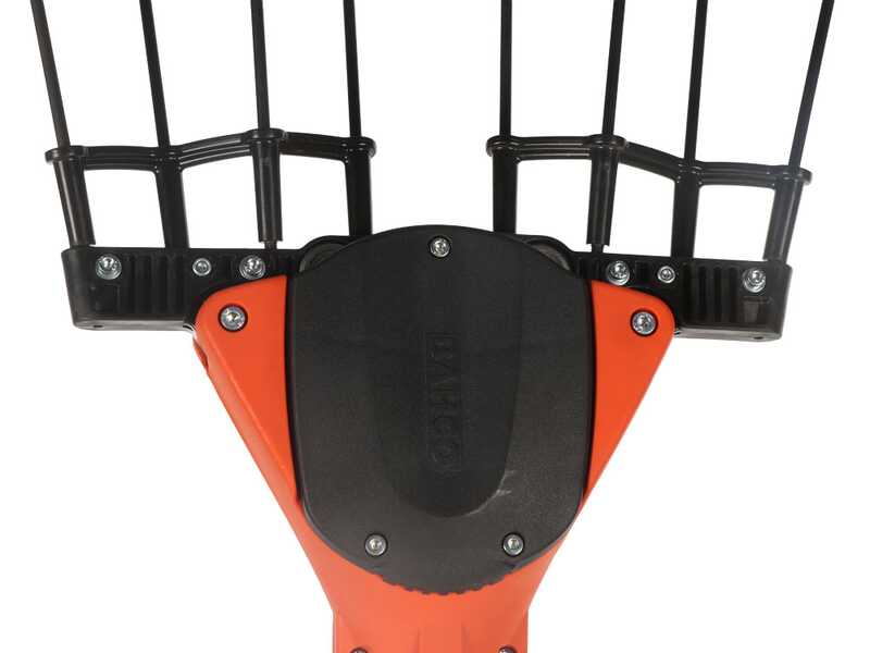 Bahco BCL53FP - Peigne vibreur &eacute;lectrique 220/290 cm &agrave; batterie de type automobile avec c&acirc;ble inclus - Perche fixe en carbone + rallonge