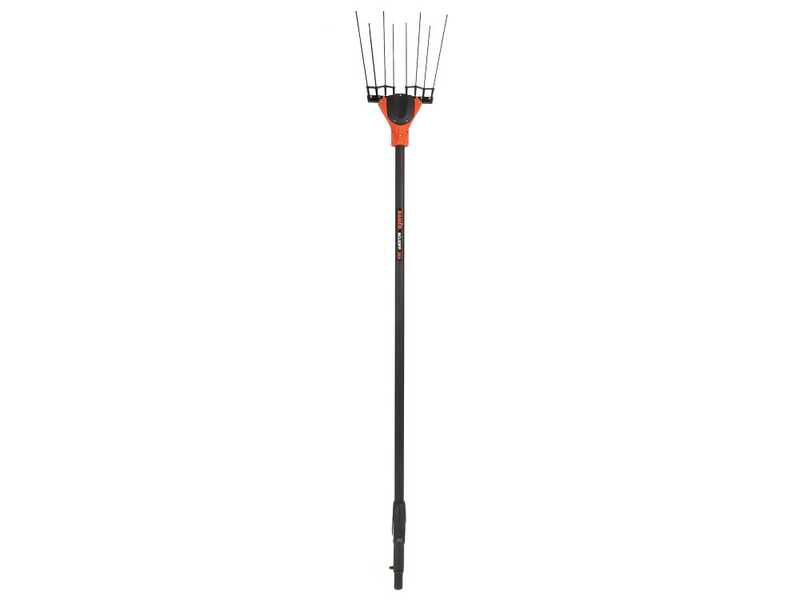 Bahco BCL53FP - Peigne vibreur &eacute;lectrique 220/290 cm &agrave; batterie de type automobile avec c&acirc;ble inclus - Perche fixe en carbone + rallonge