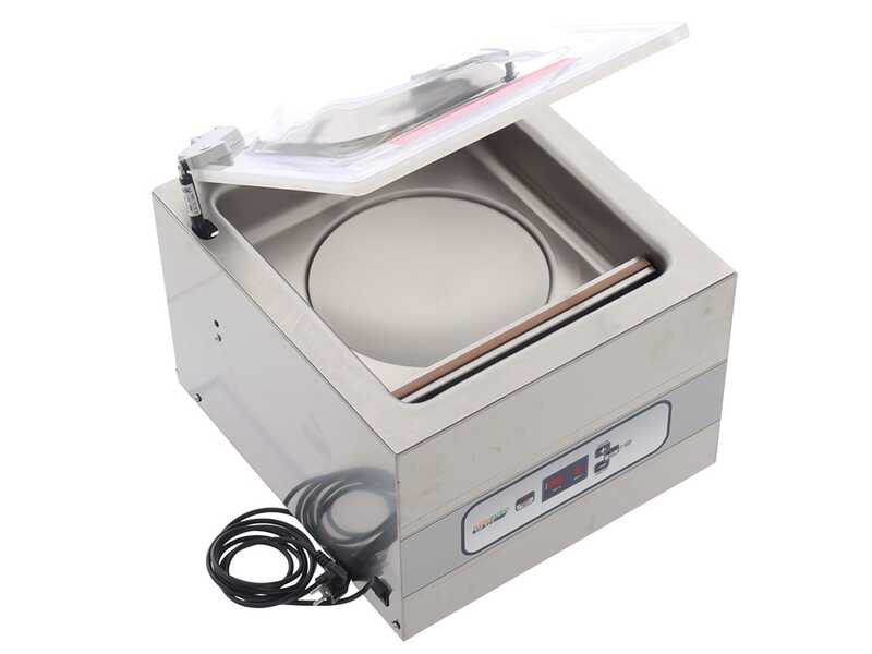 Machine sous vide &agrave; cloche Euro 3500 Inox - Barre de soudure 35 cm
