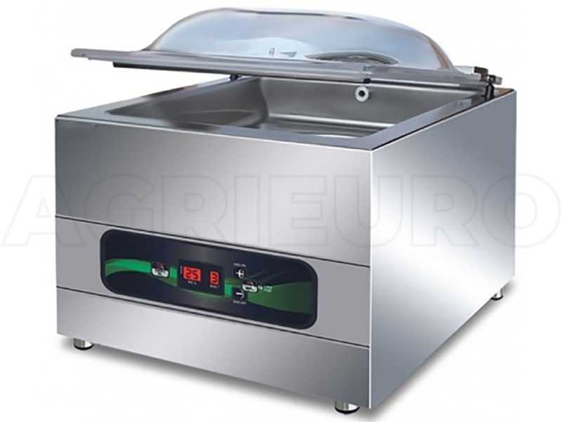 Machine sous vide &agrave; cloche Euro 3500 Inox - Structure Inox - barre soudure 35 cm