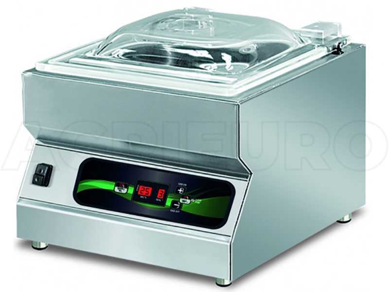 Machine sous vide automatique &agrave; cloche Euro 3100 Pro Inox - Barre de soudure 30 cm