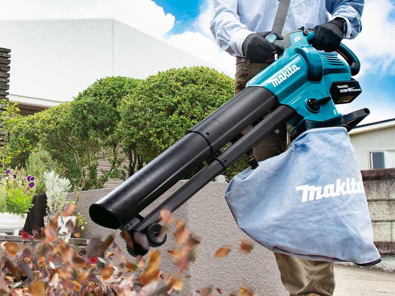Makita DUB187Z - Souffleur aspirateur &agrave; feuilles sur batterie - 18 V 5 Ah