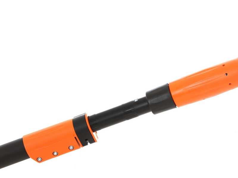 Jolly Italia V34 - Peigne vibreur &eacute;lectrique 220/315 cm &agrave; batterie - Perche fixe en aluminium - 2 in 1 - SANS BATTERIE NI CHARGEUR