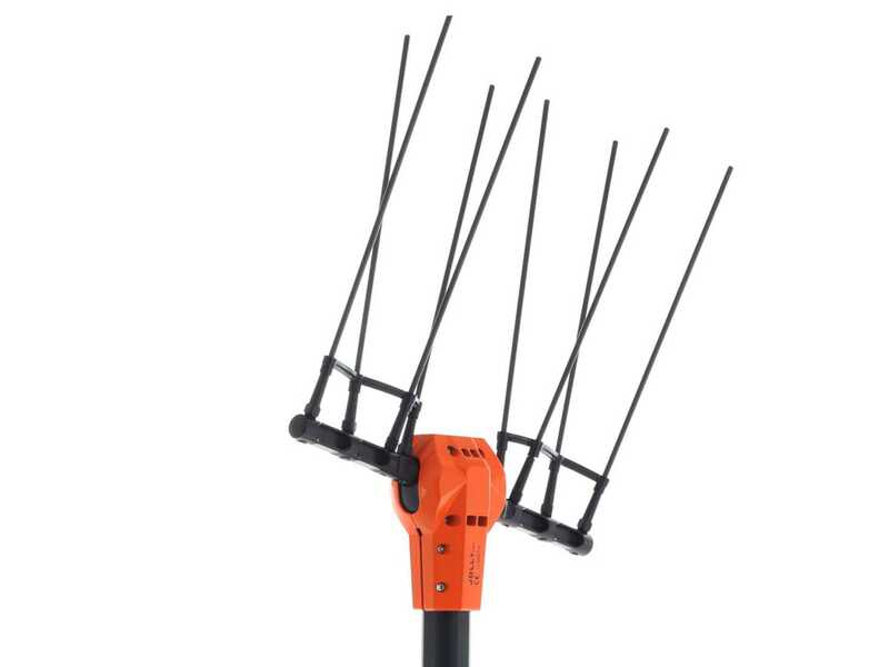 Jolly Italia V50X - Peigne vibreur &eacute;lectrique 210-300 cm &agrave; batterie au lithium - Perche t&eacute;lescopique en aluminium - SANS BATTERIE NI CHARGEUR