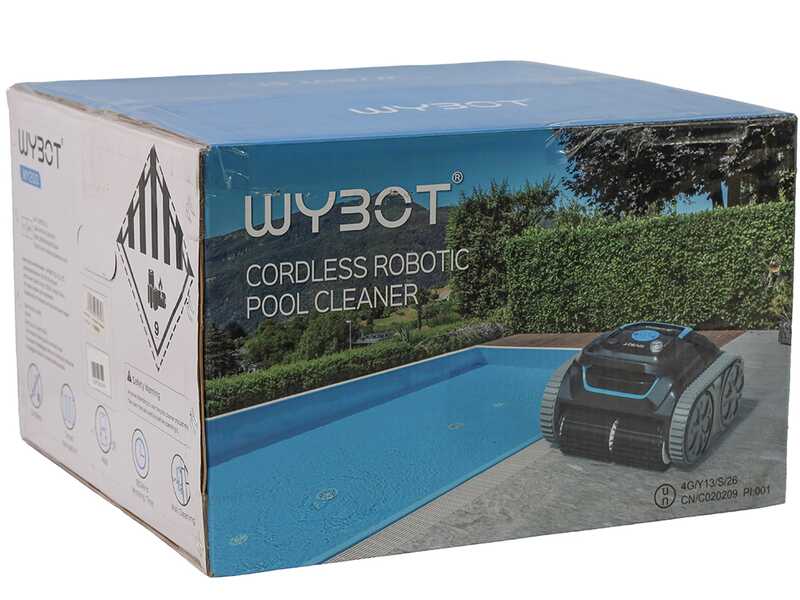 Wybot S1 - Robot nettoyeur de piscine &agrave; batterie - Gestion par App