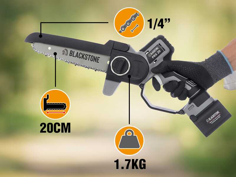 BlackStone PRX 20 - &Eacute;lagueuse sur batterie - 2 x 21 V 4 Ah