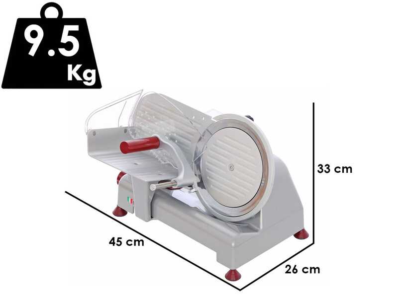 R.G.V. Luxury 22 GL-R - Trancheuse avec lame de 220 mm - 140 W