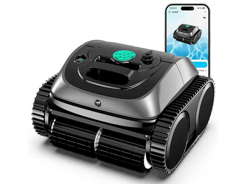 Wybot Osprey 800 - Robot nettoyeur de piscine sans fil - Gestion par App