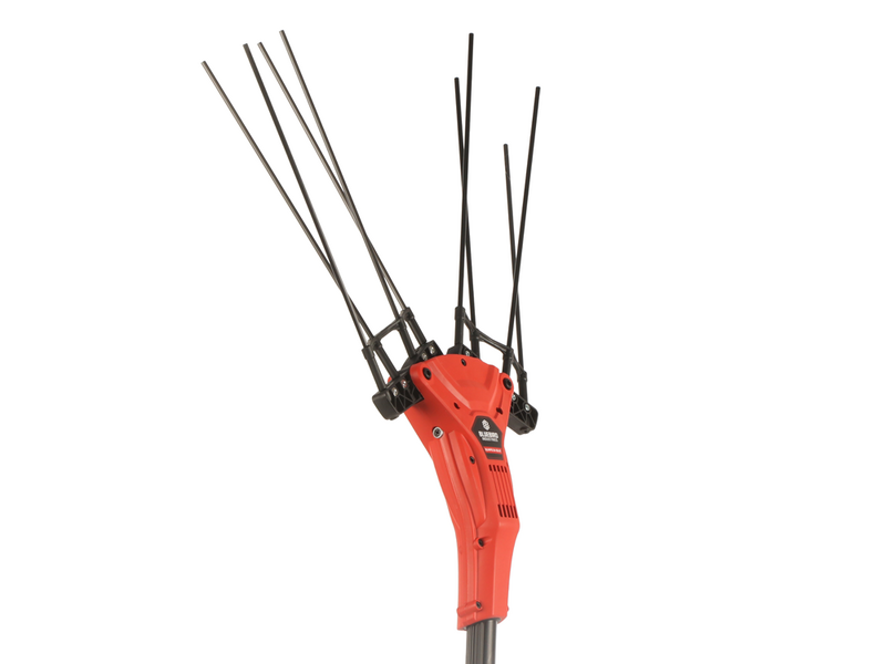 Blue Bird Olimpo 24-56 AT - Peigne vibreur &eacute;lectrique 225/310 cm &agrave; batterie au lithium 3 x 21 V 5 Ah - Perche t&eacute;lescopique en carbone