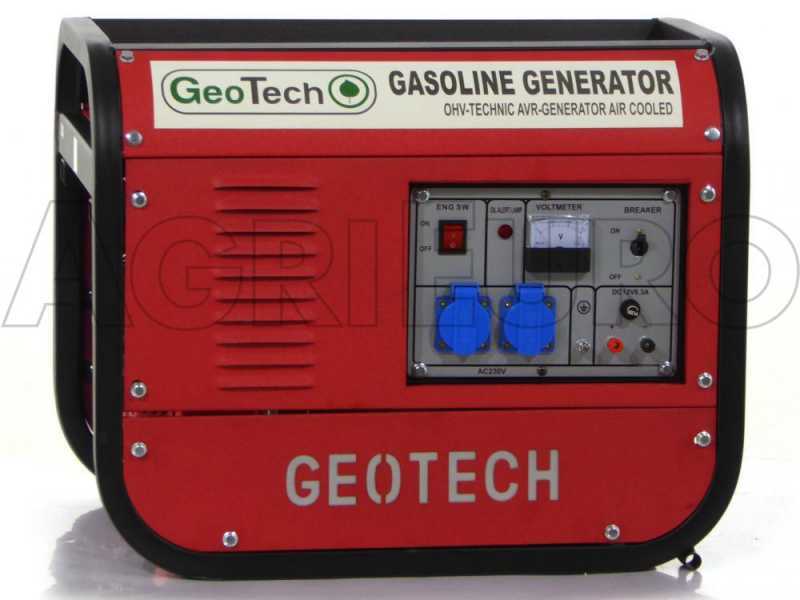 GeoTech GGSA3000 - Groupe &eacute;lectrog&egrave;ne 2.7 kw monophas&eacute; &agrave; essence