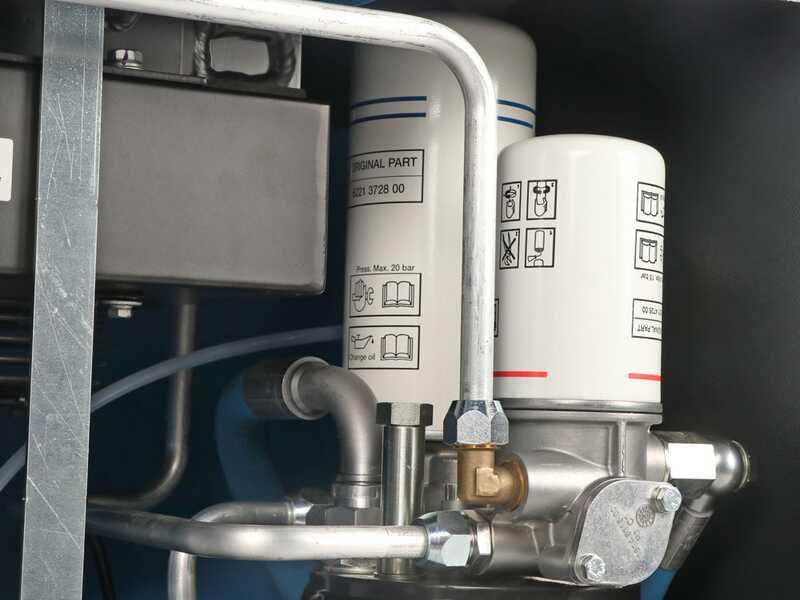 ABAC Cross 900 - Compresseur rotatif &agrave; vis triphas&eacute; silencieux - Moteur 10 CV - Cuve de 200 l