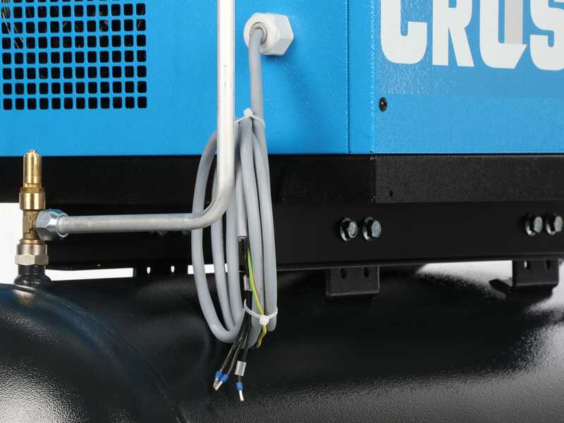 ABAC Cross 900 - Compresseur rotatif &agrave; vis triphas&eacute; silencieux - Moteur 10 CV - Cuve de 200 l
