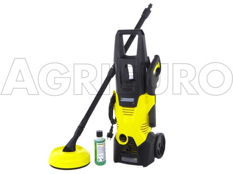 Nouveau nettoyeur haute pression &eacute;lectrique &agrave; eau froide Karcher K3 + Home Kit T150 - 120 bars