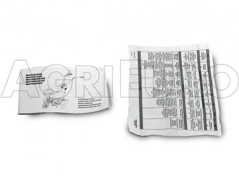 Motobineuse Agri 5 avec fraise 75 cm - Moteur &agrave; essence Loncin TM 60 OHV - vitesses 1+1