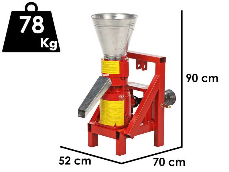 GeoTech Pro TWPM150 - Presse &agrave; pellets pour tracteur - Fabrication de pellets pour le chauffage