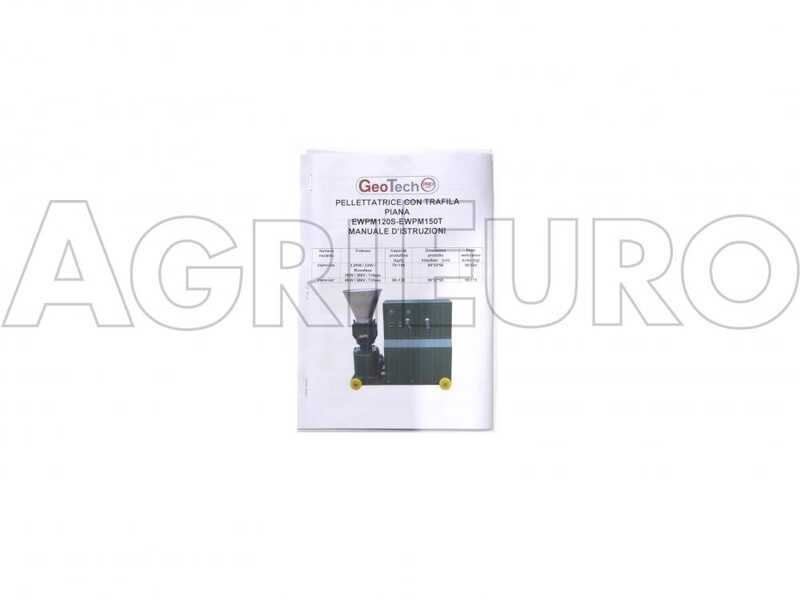 GeoTech Pro EWPM150T - Presse &agrave; pellets Triphas&eacute;e - Fabrication de pellets pour le chauffage