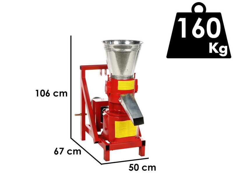 GeoTech TWPM200 - Presse &agrave; pellets pour tracteur - Fabrication de pellets pour le chauffage