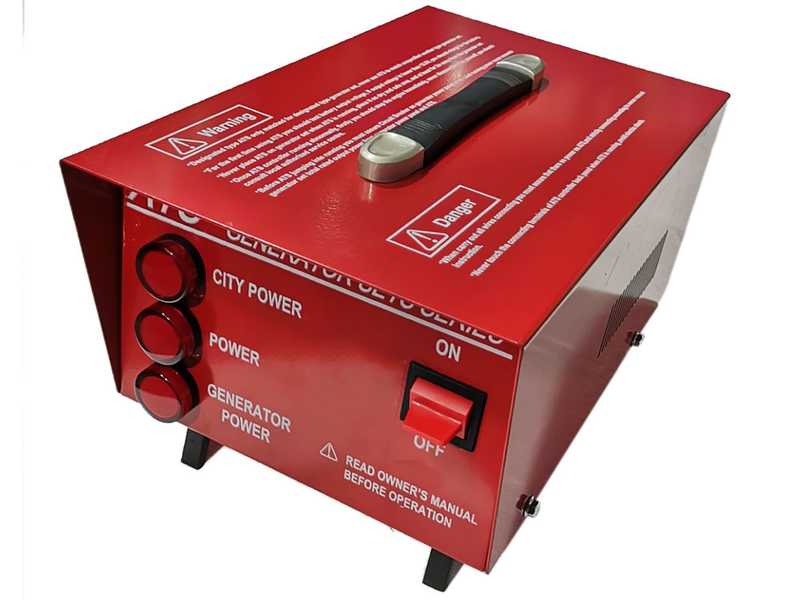 GeoTech Pro DGP8000SE-3 - Groupe &eacute;lectrog&egrave;ne diesel silencieux sur chariot avec AVR 6 kW - Continu 5.5 kW Triphas&eacute; + ATS