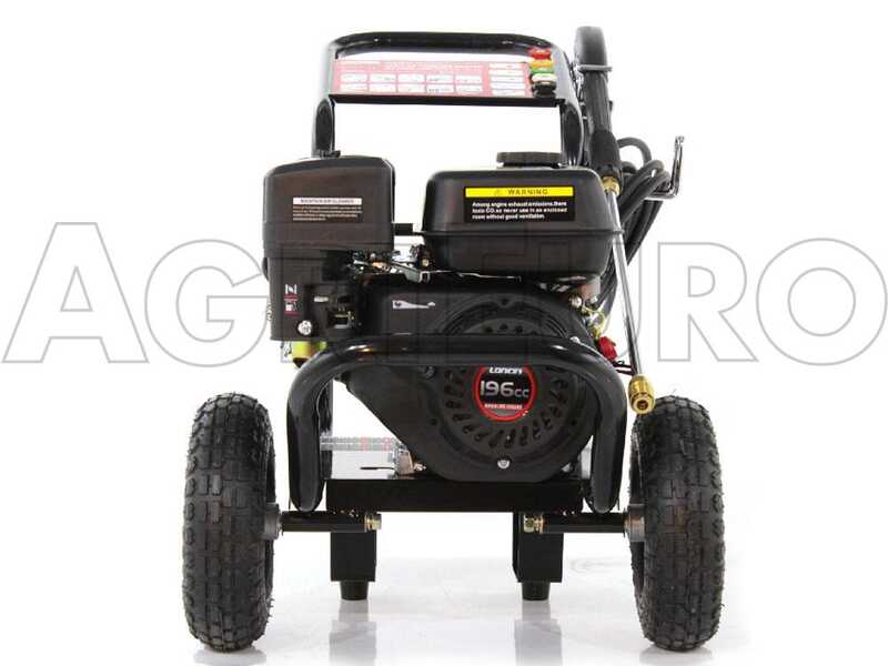 Nettoyeur haute pression thermique GeoTech Pro PWP 12/205 ZW avec moteur Loncin &agrave; essence