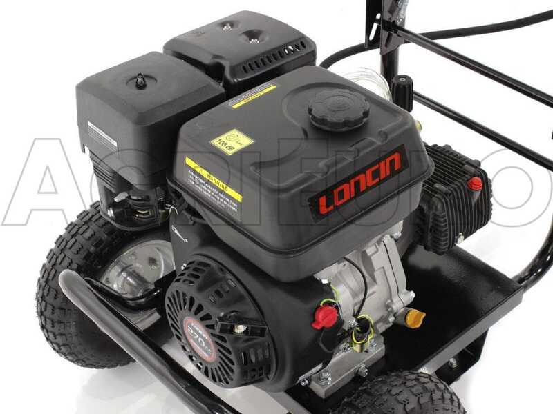 GeoTech-Pro PWP 15/235 ZW - Nettoyeur haute pression thermique - 235 bar - Moteur Loncin &agrave; essence - 270 cm&sup3;