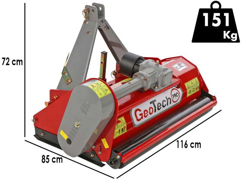 GeoTech Pro LFM105 - Broyeur pour tracteur - S&eacute;rie l&eacute;g&egrave;re