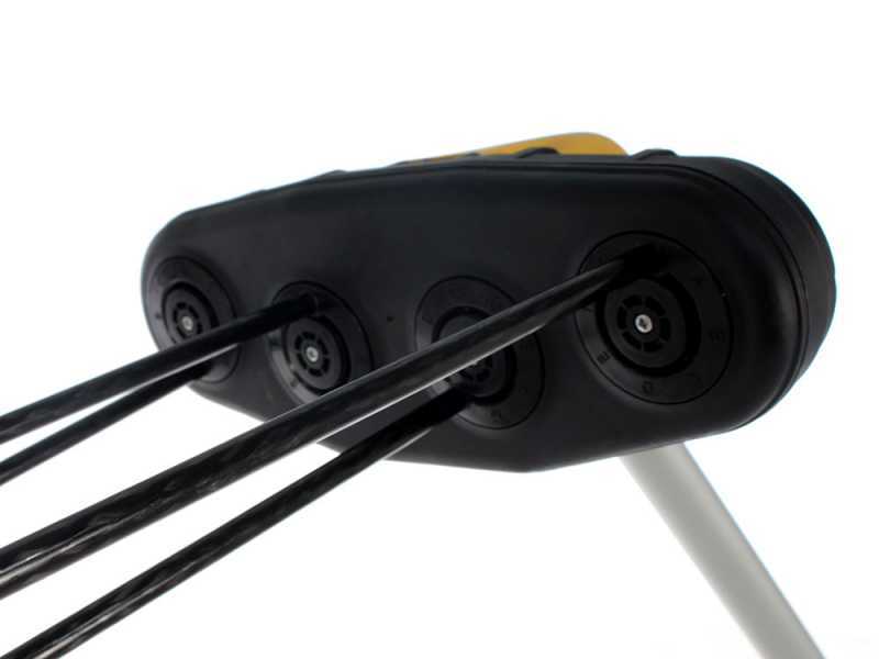 Volpi Giulivo 4YOU 706 - Peigne vibreur &eacute;lectrique  - secoueur &agrave; olives sur perche + rallonge