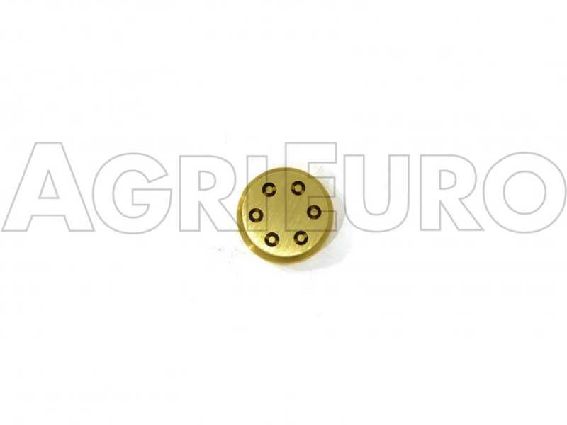 Fili&egrave;re en laiton pour MACCHERONCINI 5,5 mm pour machine &agrave; p&acirc;tes manuelle