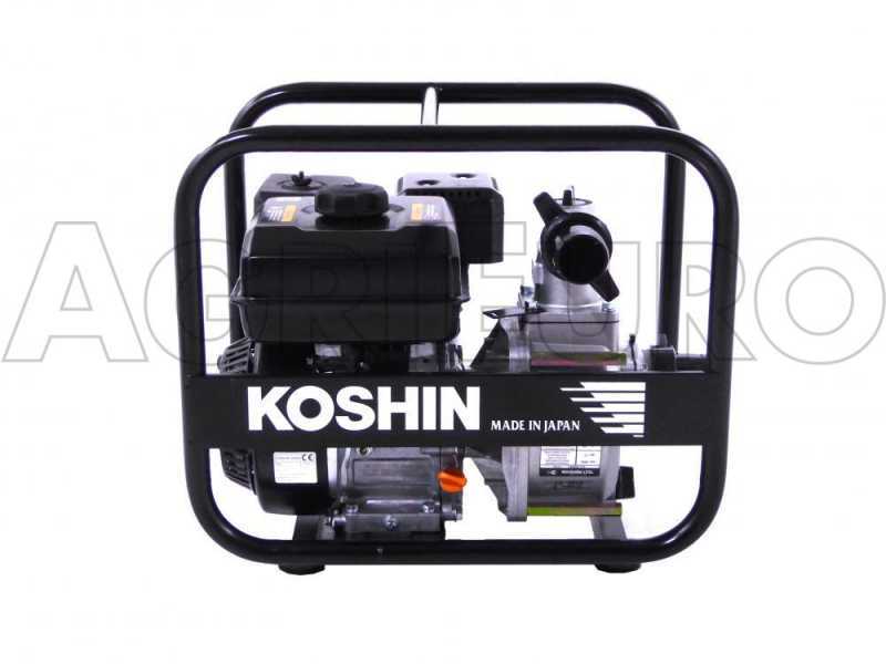 Motopompe thermique Koshin STV-50X  pour eaux semi-charg&eacute;es avec raccords de 50 mm
