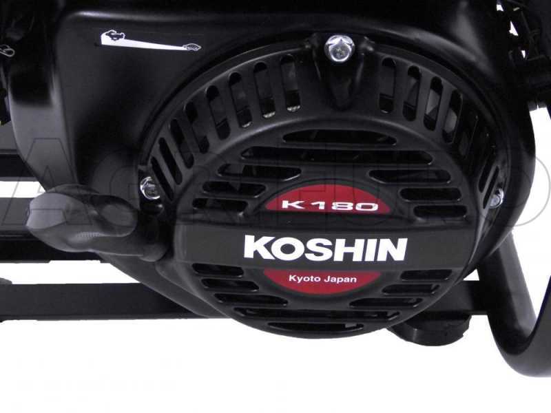 Motopompe thermique Koshin STV-80X  pour eaux semi-charg&eacute;es avec raccords de 80 mm