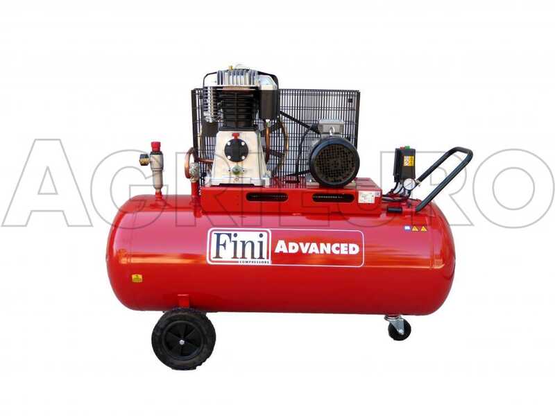 Fini Advanced BK 119-270L - Compresseur d'air &eacute;lectrique triphas&eacute; &agrave; courroie - moteur 5.5 CV - 270 L