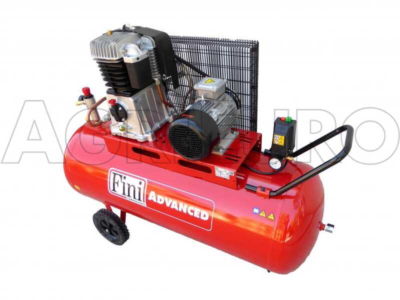 Fini Advanced BK 119-270L - Compresseur d'air &eacute;lectrique triphas&eacute; &agrave; courroie - moteur 5.5 CV - 270 L