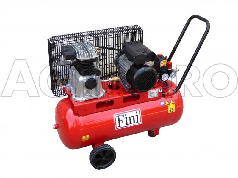 Fini MK 102 N 50 2M - Compresseur d'air &eacute;lectrique monophas&eacute; &agrave; courroie - Moteur 2 CV - 50 L