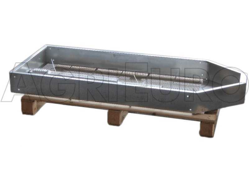 Effeuilleuse manuelle pour olives – En acier galvanisé avec bac de récupération